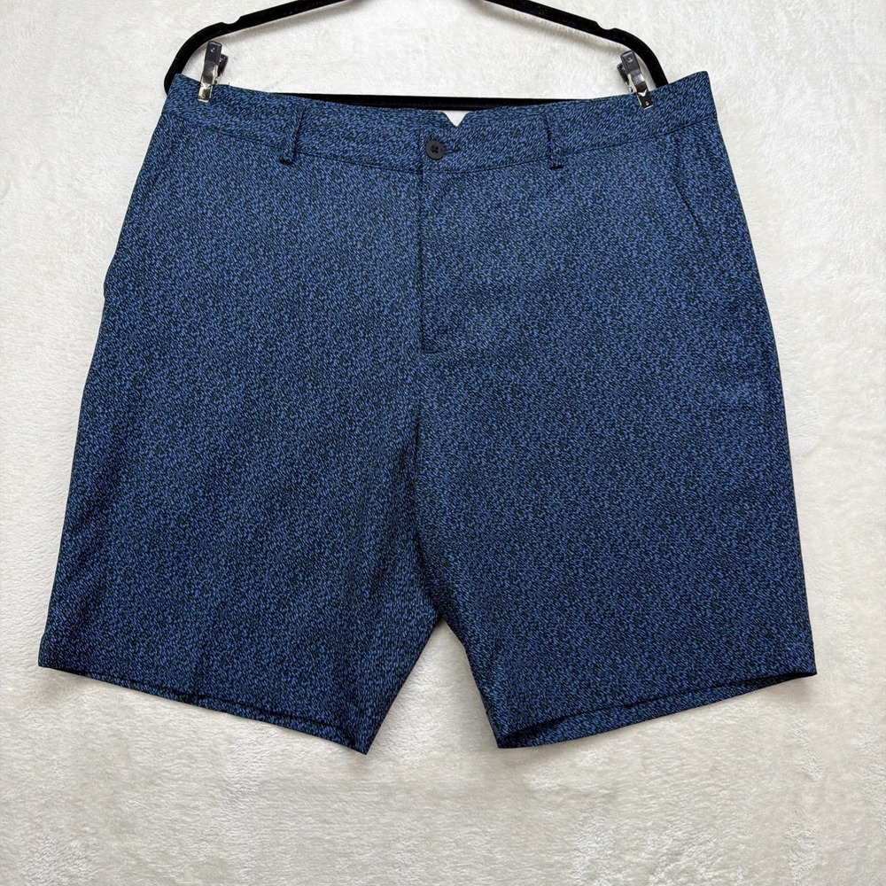 Dunning Golf Shorts Mens 36 Blue Performance Stretch Moisture Wicking